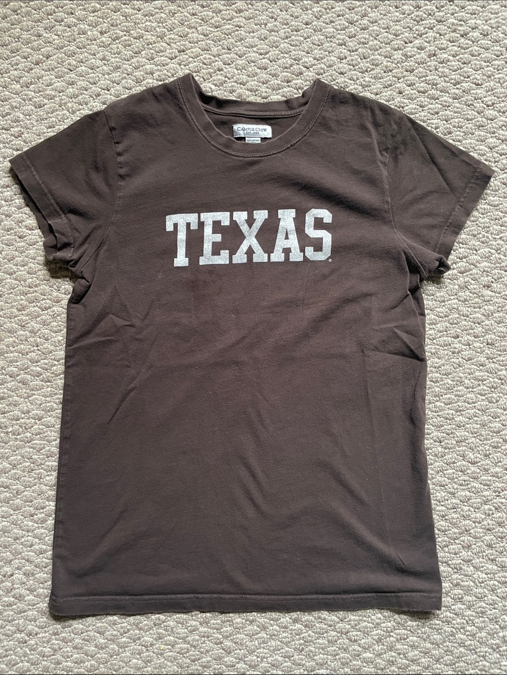 Y2K Campus Crew Texas baby doll t shirt